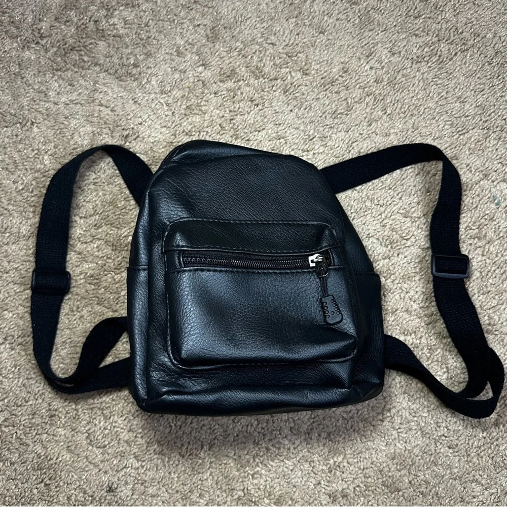 LIKE NEW Faux Leather Mini Backpack